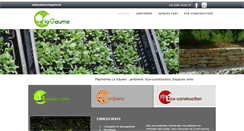 Desktop Screenshot of pepiniereslagaume.be